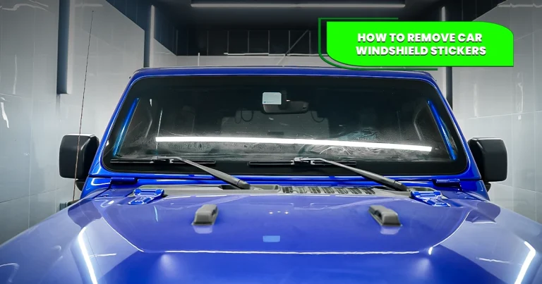 how to remove car windshield