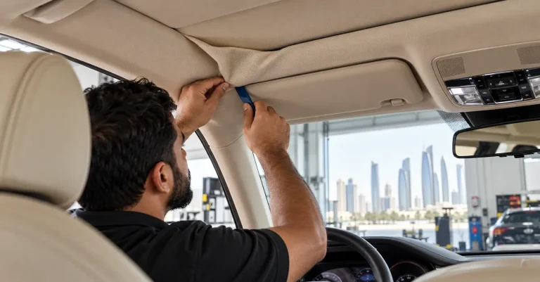 How To Fix Your Car Roof Lining in Abu Dhabi
