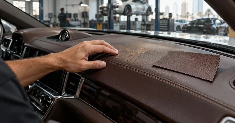 Should You Repair or Replace Your Car's Dashboard Leather
